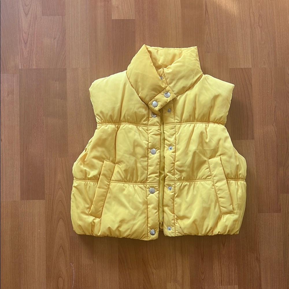 H&M Yellow Puffer Vest